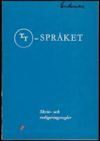 TT-spr&aring;ket : Skriv-och redigeringsregler