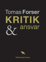 Kritik och ansvar