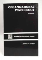 Organizational psychology