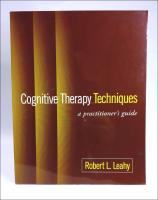 Cognitive therapy techniques : A practitioner's guide