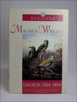 Magnus von Wright : Dagbok 1824-1834 : register 1