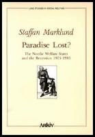 Paradise lost? : The Nordic welfare states and the recession 1975-1985