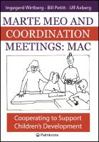 Marte meo and coordination meetings : MAC