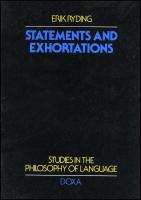 Statements and exhortations