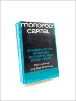 Monopoly Capital : En Essay on the American Economic and Social Order