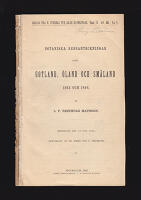 Botaniska reseanteckningar fr&aring;n Gotland, &Ouml;land och Sm&aring;land 1893 och 1894. : Meddeladt den 12 juni 1895. Granskadt af Th. Fries och V. Wittrock