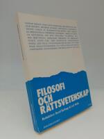 Filosofi och r&auml;ttsvetenskap
