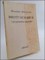 Brott och bruk i ett primitivt samh&auml;lle