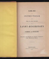 Samling af instructioner : f&ouml;r h&ouml;gre och l&auml;gre tjenstem&auml;n vid landt-regeringen i Sverige och Finnland [utg.]