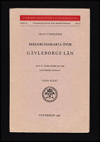 Berggrundskarta &ouml;ver G&auml;vleborgs l&auml;n : Map of solid rocks of the G&auml;vleborg county Norra bladet