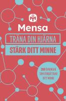 Mensa tr&auml;na din hj&auml;rna. St&auml;rk ditt minne