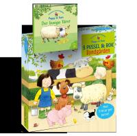 3 pussel & bok. Bondg&aring;rden