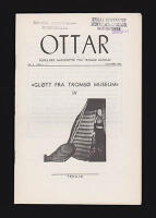 Ottar. Gl&oslash;tt fra Troms&oslash; museum : Nr 8 (1956 nr. 1) Oktober 1956