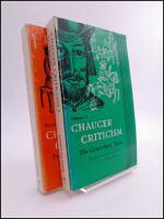 Chaucer criticism : The Canterburry Tales ; Troilus and Criseyde & The Minor Poems