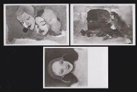 Helene Schjerfbeck : textsidor med ett f&ouml;rord av G&ouml;sta Stenman + 20 reproduktioner/bilder i s/v p&aring; 10 blad