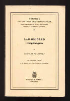 Lag om g&aring;rd i v&auml;stg&ouml;talagarna : Law concerning 'garper' in the Medieval of the Province of V&auml;sterg&ouml;tland