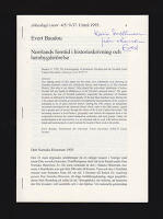 Norrlands forntid i historieskrivning och hembygdsr&ouml;relse