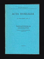 Samfunnsforskning og minoritetsamfunn : Foredrag p&aring; Nordisk Etnografm&oslash;te Troms&oslash; 1974