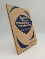Some Basic Planning Problems : Issued under the auspices of the Indian Statistical Institute