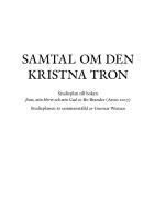 Studieplan till Bo Brander : Jesus min Herre och min Gud