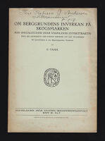 Om berggrundens inverkan p&aring; skogsmarken : Med specialstudier inom V&auml;rmlands hyperittrakter