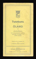 Turistkarta &ouml;ver &Ouml;land : med sev&auml;rdheter, bad- och campingplatser, pensionat, vandrarhem, serveringar m. m. s&auml;rskilt markerade.