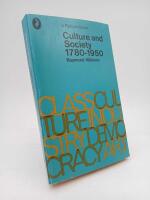 Culture and society : 1780-1950
