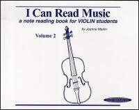 I can read music Volume 2 : a note reading book for violin students