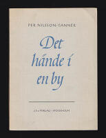 Det h&auml;nde i en by : Ingalunda en roman