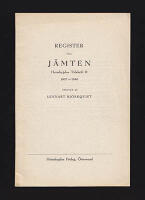 Register till J&auml;mten : Heimbygdas tidskrift II 1937-1946 [utg.]