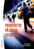 Perspektiv p&aring; social utsatthet