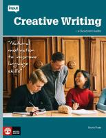 Creative writing : A Classroom Guide