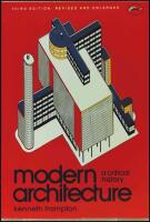 Modern architecture : A critical history