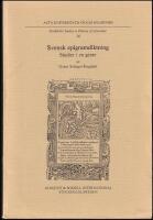 Svensk epigramdiktning : Studier i en genre [diss.]