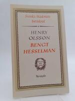 Bengt Hesselman : intr&auml;destal i Svenska Akademien
