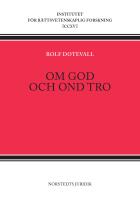 Om god och ond tro