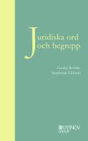 Juridiska ord och begrepp