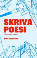 Skriva poesi : Om diktandets hantverk