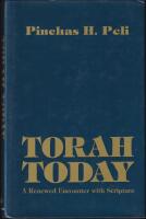 Torah today : A renewed encounter with scripture