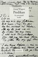 Predikan : En principiell studie