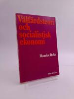 V&auml;lf&auml;rdsteori och socialistisk ekonomi