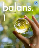Balans F&ouml;retagsekonomi 1, faktabok, Gy25