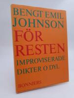 F&ouml;r resten : Improviserade dikter o dyl