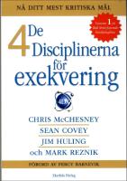 De fyra disciplinerna av exekvering