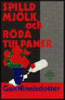 Spilld mj&ouml;lk och r&ouml;da tulpaner