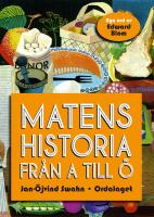 Matens historia fr&aring;n A till &Ouml;