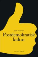 Postdemokratisk kultur