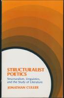 Structuralist Poetics