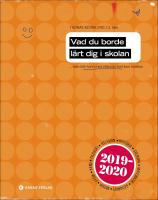 Vad du borde l&auml;rt dig i skolan 2019/2020