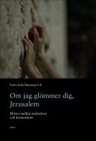 Om jag gl&ouml;mmer dig, Jerusalem : M&ouml;ten mellan judendom